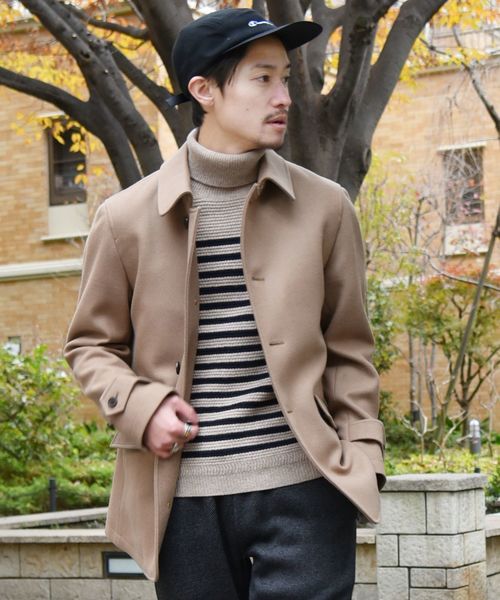 SHIPS（シップス）の「SC: HAMILTON LAMBSWOOL メルトン シングル P