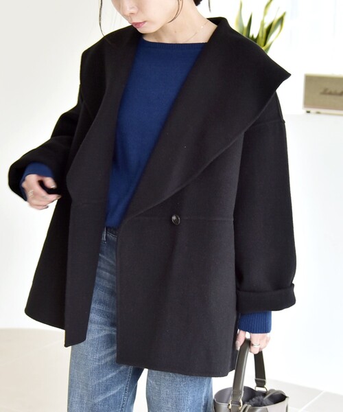 quaranciel（カランシエル）の「quaranciel: リバー ケープ ショート