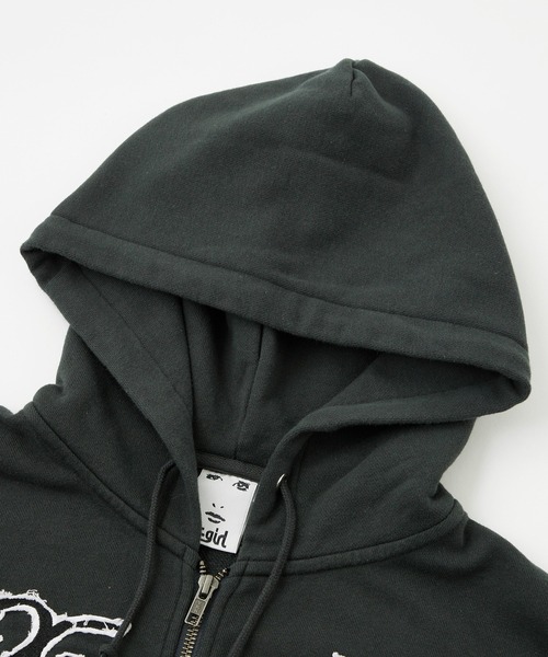 セール】X-girl STAR LOGO ZIP UP HOODIE（パーカー）｜X-girl