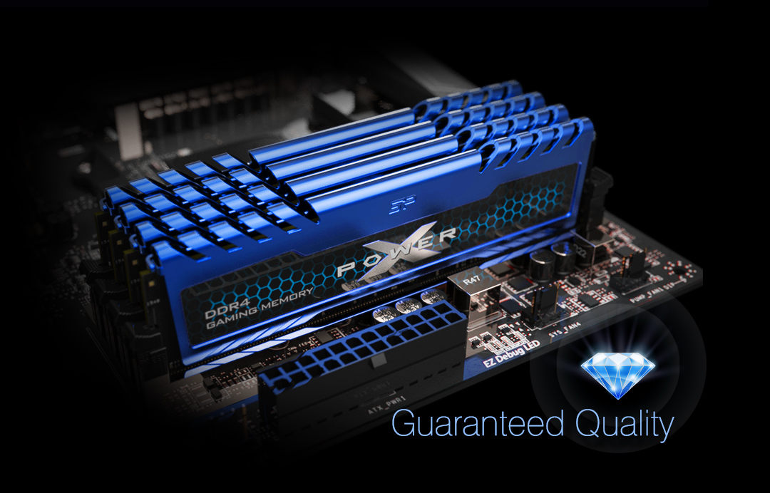 Silicon Power 16GB (2 x 8GB) DDR4 3200 (PC4 25600) 288-Pin XPOWER