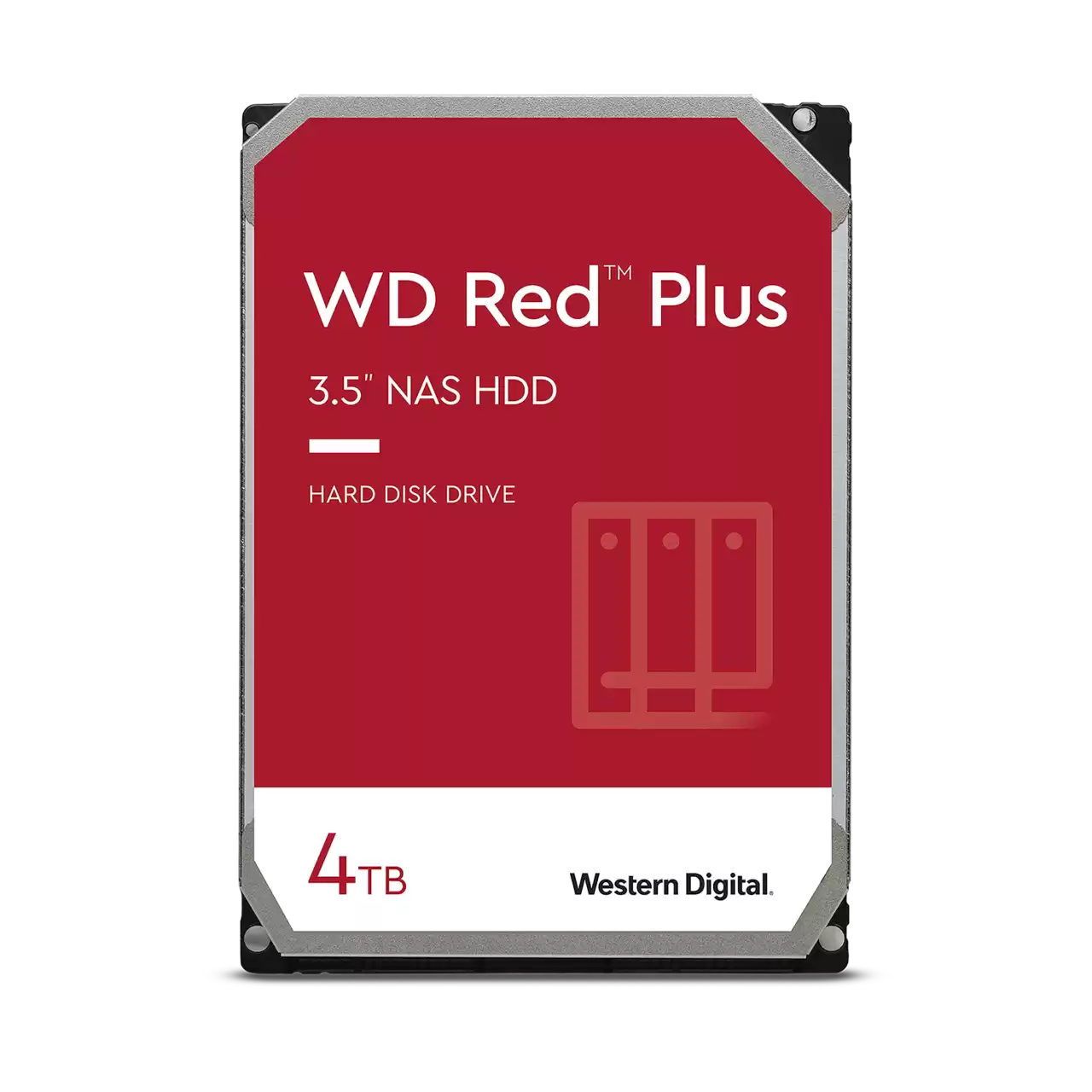 WD Red Plus 4TB NAS Hard Disk Drive - 5400 RPM Class SATA 6Gb/s