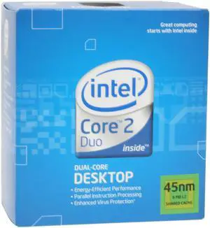 Intel Core 2 Duo E8200 - Core 2 Duo Wolfdale Dual-Core 2.66 GHz