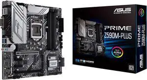 ASUS PRIME Z590M-PLUS LGA 1200 Micro ATX Intel Motherboard