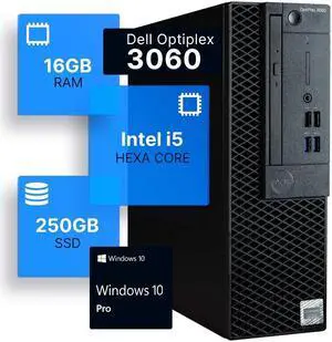 Dell OptiPlex 5080 Desktop Computer i5-10500 8GB 1TB HDD W10P