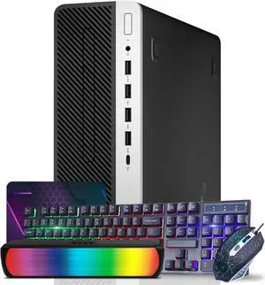 HP ProDesk 600 G6 Small Form Desktop, Intel Eight Core i7 10700