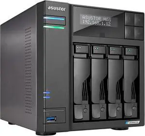 Asustor AS3304T v2 Drivestor 4 Pro Gen2 4 Bay NAS, Quad-Core 1.7