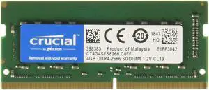 DDR4-2666 16GB=4GB×4 CT4G4DFS8266.C8FE DDR4-2666 16GB=4GB×4