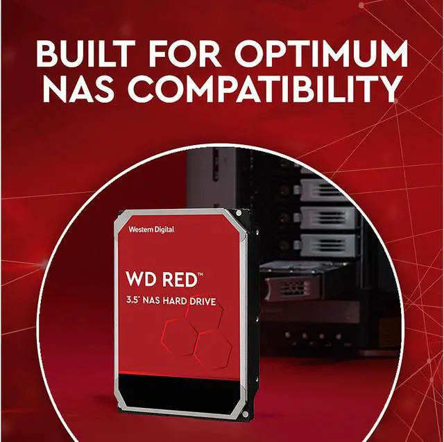 WD Red 6TB NAS Internal Hard Drive - 5400 RPM Class 3.5
