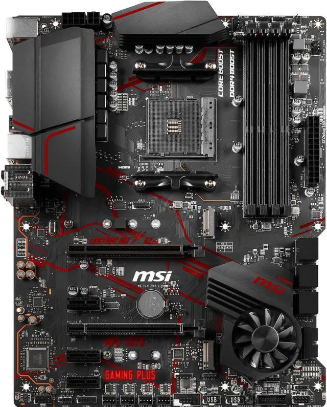MSI MPG X570 GAMING PLUS AM4 ATX AMD Motherboard - Newegg.com