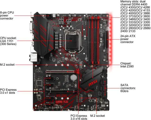 Refurbished: MSI MPG Z390 GAMING PLUS LGA 1151 (300 Series) ATX