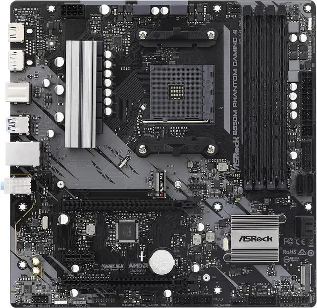 ASRock B550M Phantom Gaming 4 AM4 Micro ATX AMD Motherboard