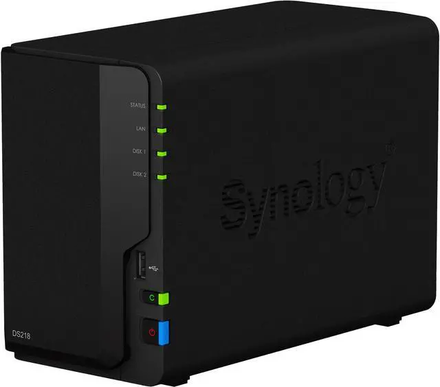 Synology 2 bay NAS DiskStation DS218 (Diskless) - Newegg.com