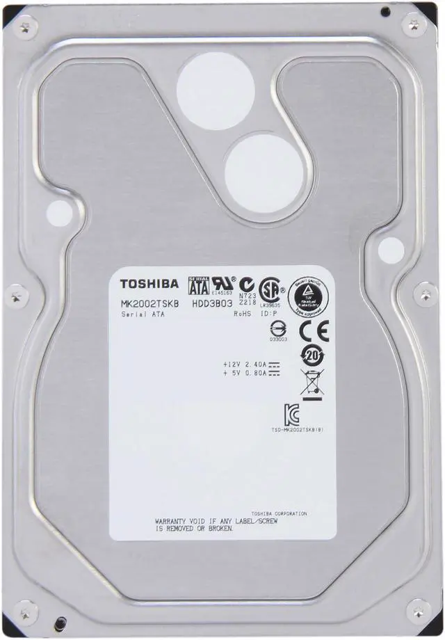 TOSHIBA MKxx02TSKB Series MK2002TSKB 2TB 7200 RPM 64MB Cache SATA