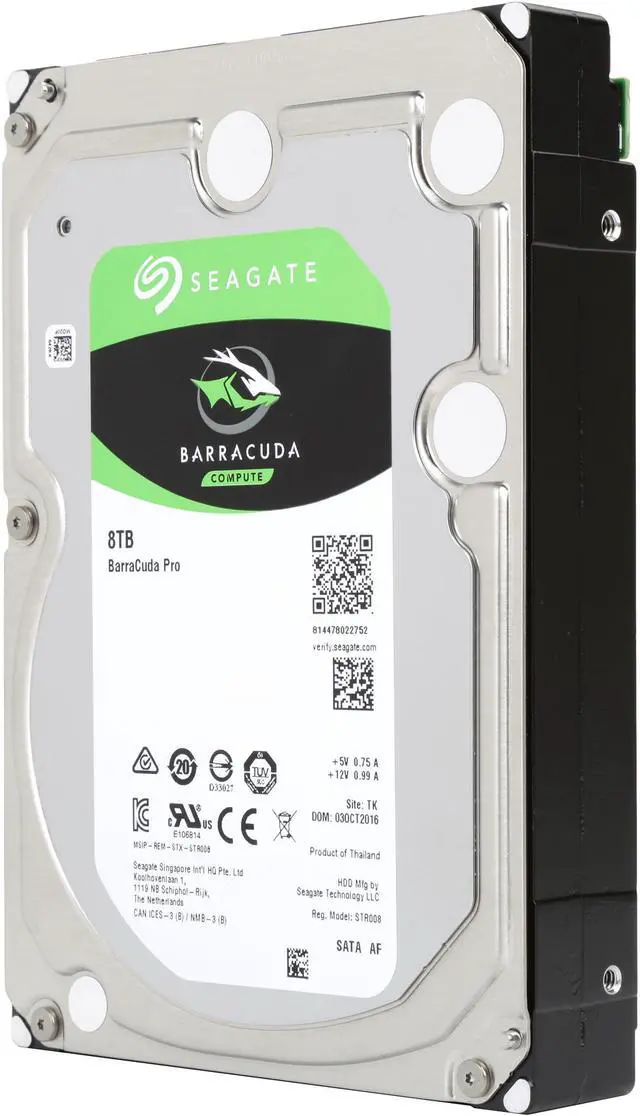 Seagate BarraCuda Pro ST8000DM005 8TB 7200 RPM 256MB Cache SATA