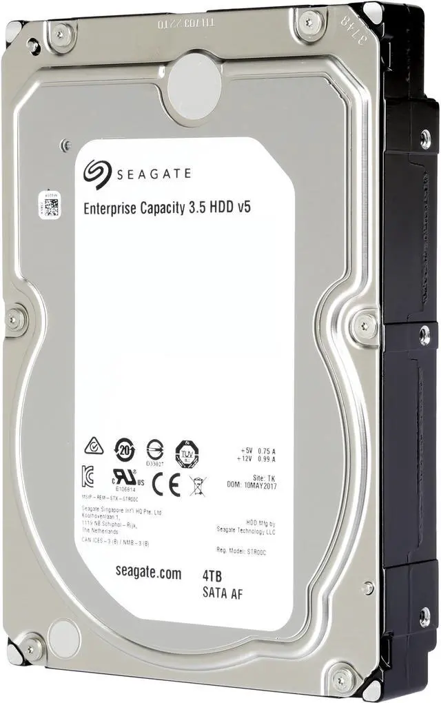 Seagate Enterprise Capacity 3.5'' HDD 4TB 7200 RPM 512e SATA 6Gb/s