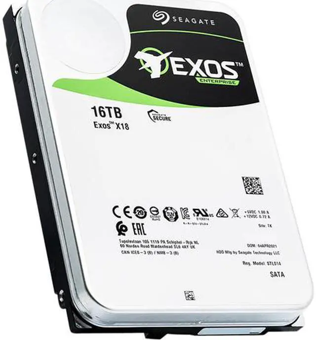 Seagate Exos X18 ST16000NM000J 16TB 7200 RPM 256MB Cache SATA 6.0