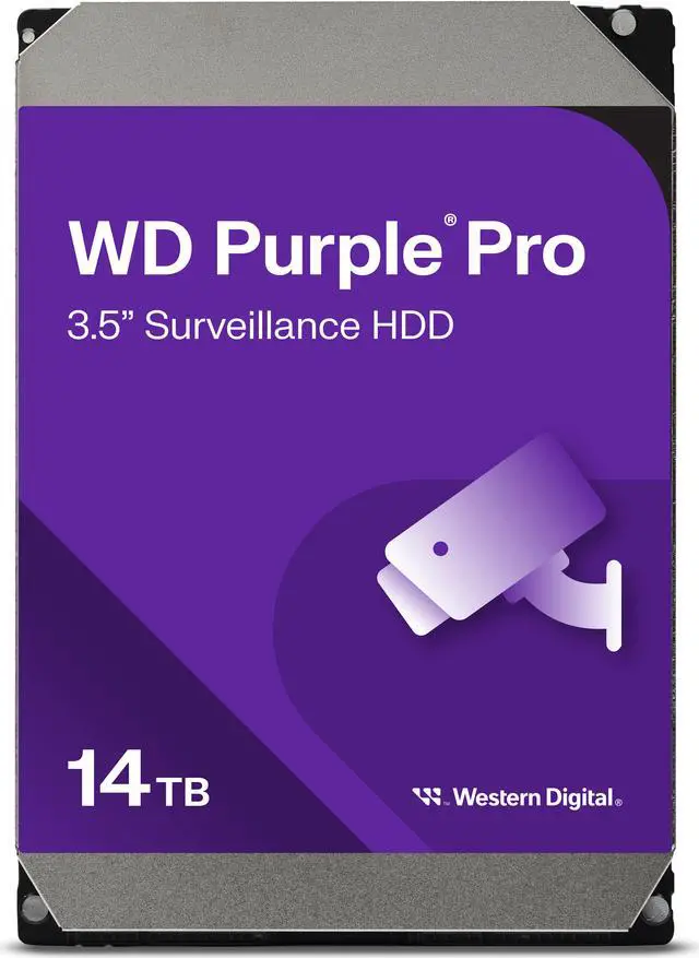 WD Purple Pro WD142PURP 14TB 7200 RPM 512MB Cache SATA 3.5