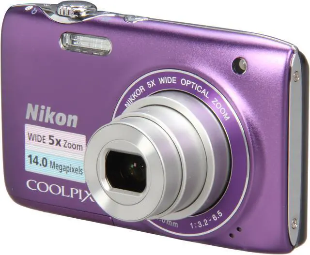 Nikon COOLPIX S3100 Purple 14.0 MP Digital Camera - Newegg.com