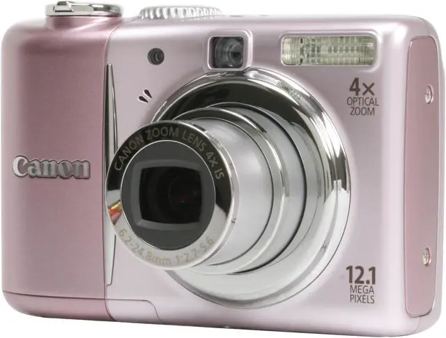 Canon PowerShot A1100 IS Pink 12.1 MP Digital Camera - Newegg.com