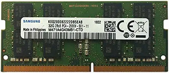 Samsung 32GB DDR4 2666MHz (1x 32GB) Laptop Notebook Memory SODIMM