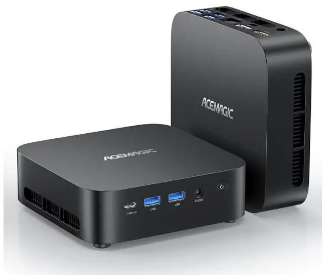 NIPOGI Mini PC Ryzen 5 7430U 32GB RAM 512GB SSD Windows 11 Pro