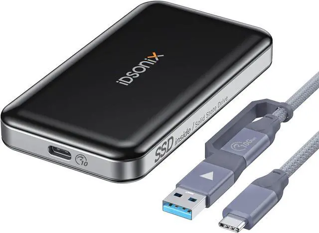 Dsonix 500G Portable SSD, External SSD 10Gbps USB 3.1 Gen 2, Up to