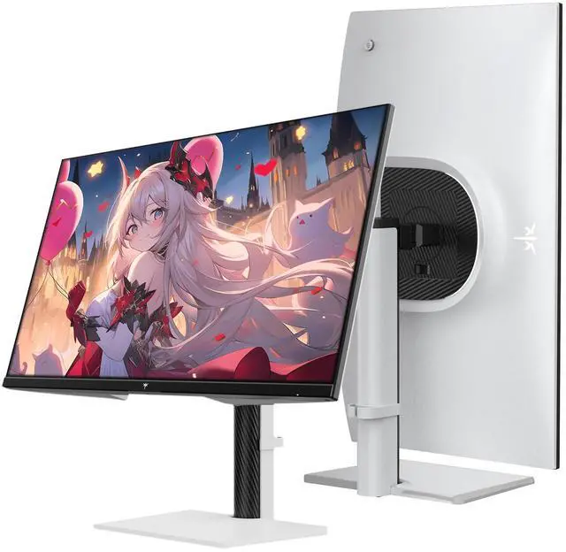 KTC 27 Inch White Gaming Monitor 300Hz/320Hz, QHD 1440P Fast IPS