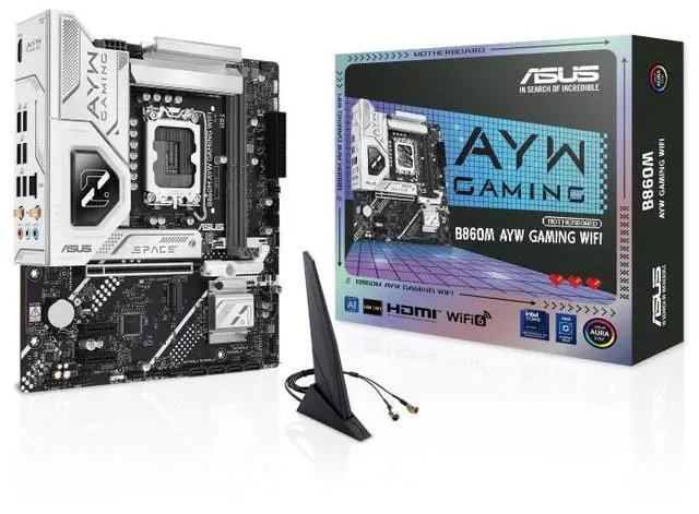 ASUS B860M AYW GAMING WIFI Intel B860 LGA1851 micro-ATXmotherboard