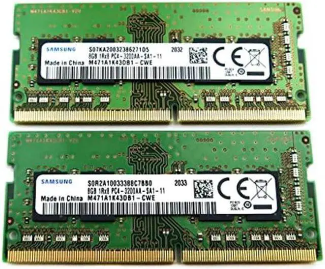 Samsung M471A1K43DB1 16GB (2x8GB) 1Rx8 DDR4 SO-DIMM PC4-25600