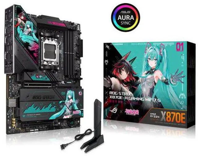 ASUS ROG STRIX X870E -H GAMING WIFI7 S RO JI x HATSUNE MIKU