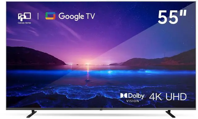 FPD 55-inch Smart TV Google TV 4K UHD with Google Play and Google