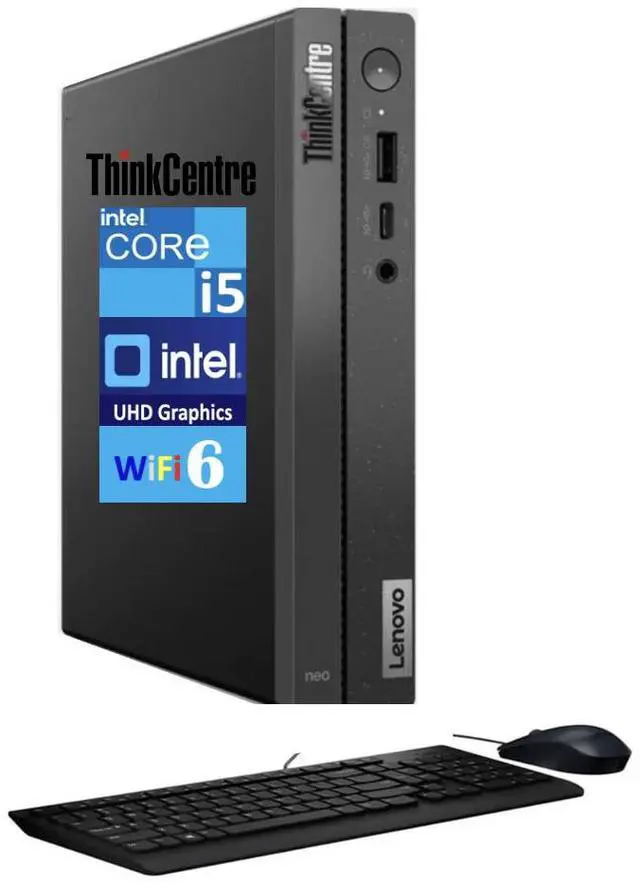 Lenovo ThinkCentre Neo 50Q Tiny Business Mini Desktop (Intel i5