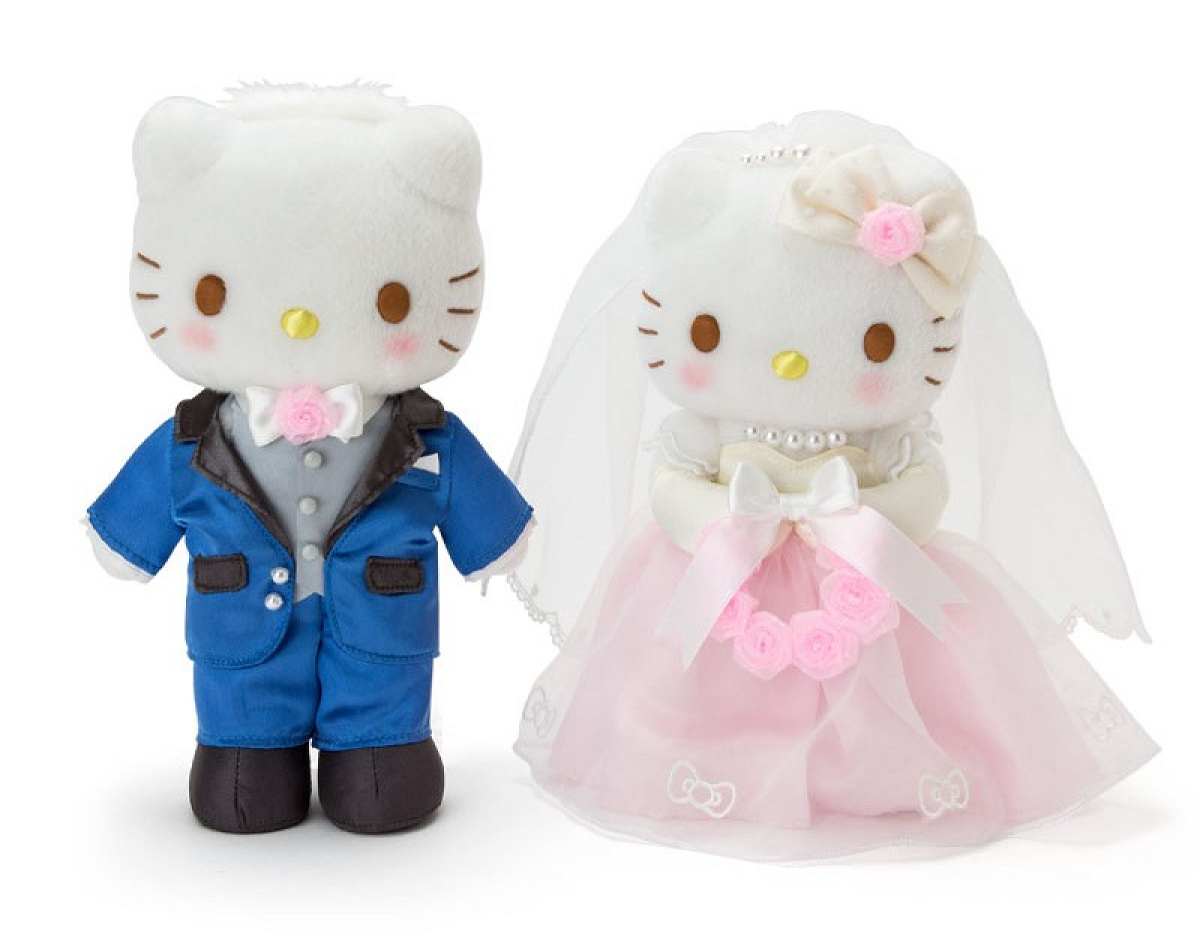 希少 ハローキティ ダニエル ウェディング ペア ストラップ 2001年 激