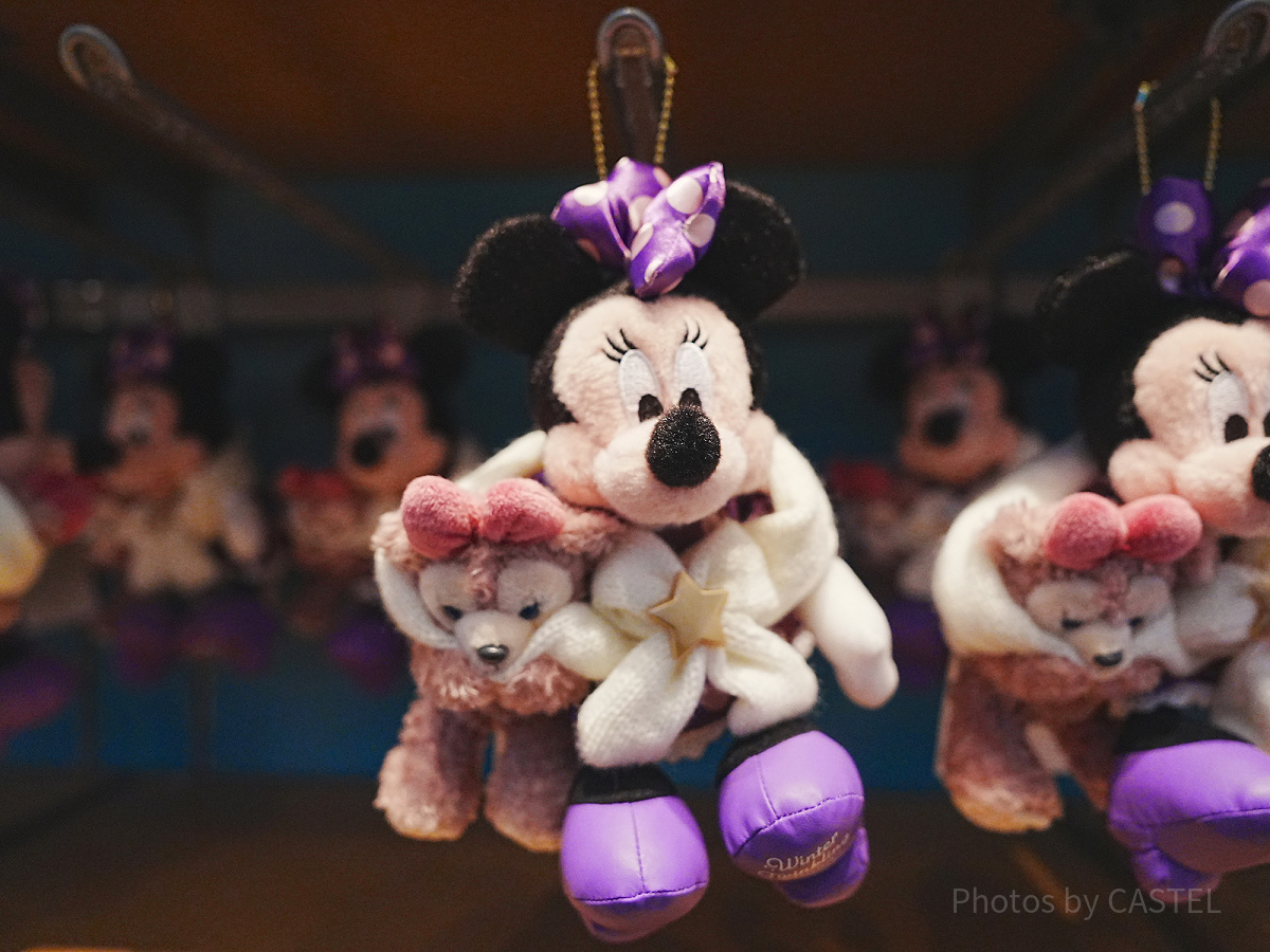 ミニーとシェリーメイぬいぐるみバッジ（ダッフィー＆フレンズの