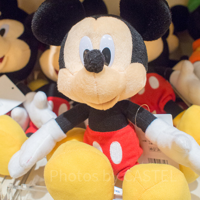 ミッキーぬいぐるみ（SS）| キャステル | CASTEL ディズニー情報
