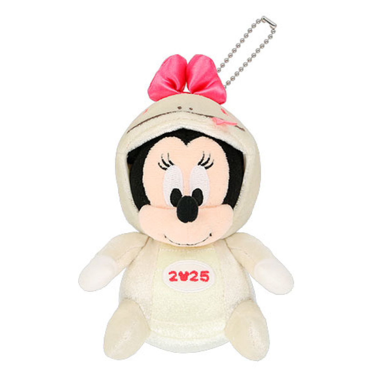 ミニーぬいぐるみバッジ(ディズニーお正月グッズ2025)| キャステル