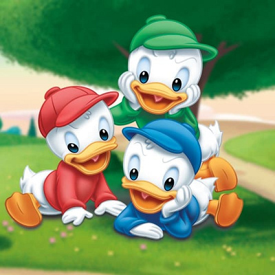 ドナルドの子供？ヒューイ・デューイ・ルーイの見分け方や覚え方コツ