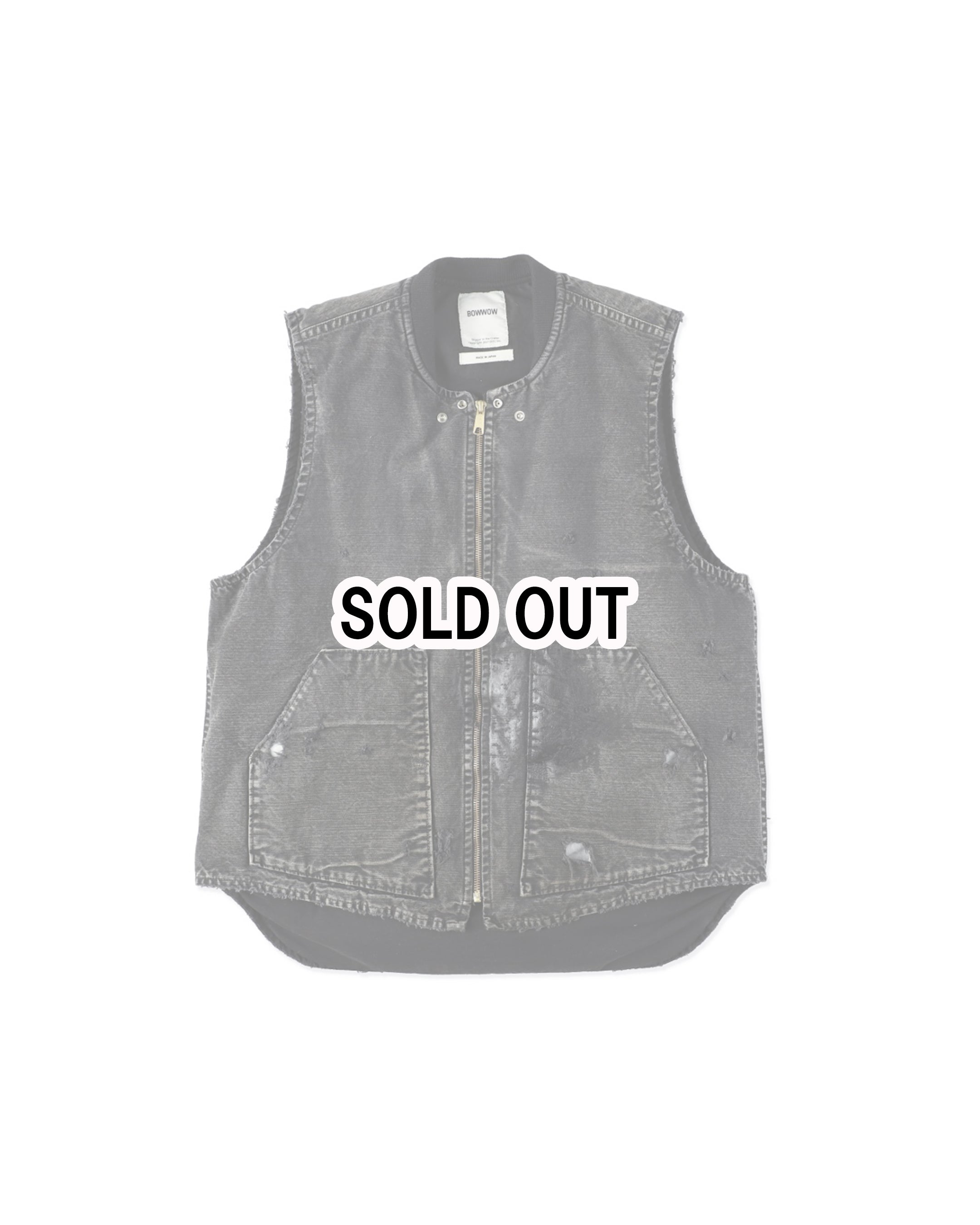 DUCK VEST AGED – C30 - BOW WOW, RECOGNIZE FLAGSHIP SHOP