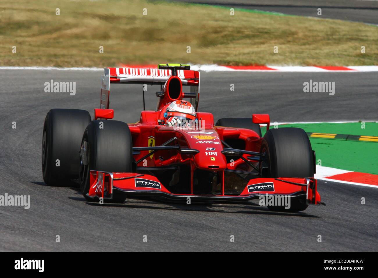 Kimi Raikkonen, Ferrari F60, Italian GP 2009, Monza Stock Photo