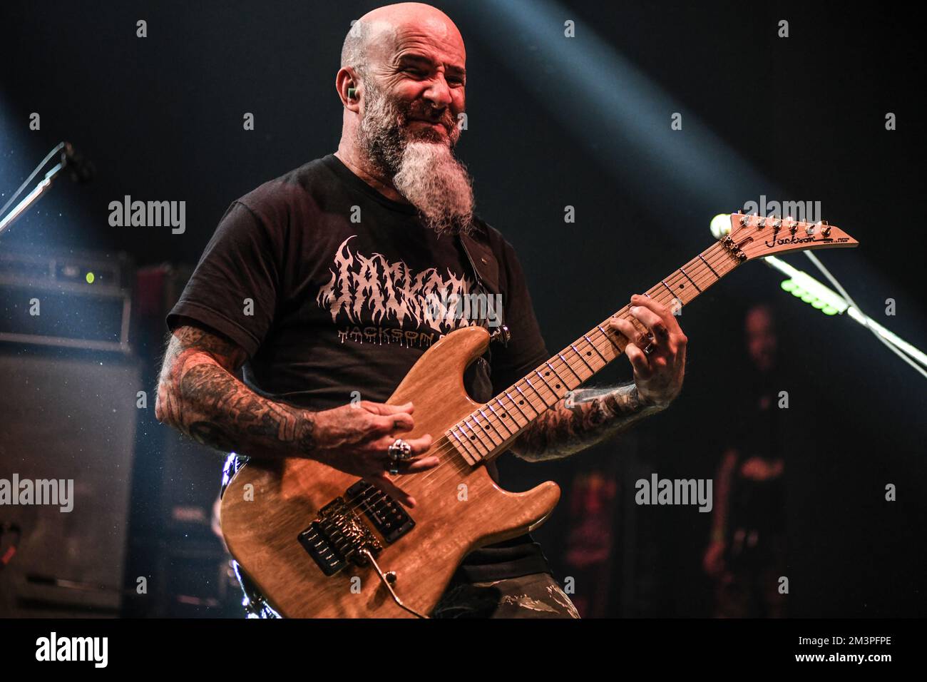Scott Ian (guitar) performing live with Mr. Bungle Stock Photo - Alamy