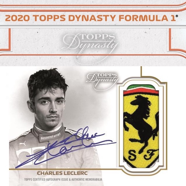 2020 Topps Dynasty Formula 1 Racing Checklist, F1 Set Info, Boxes