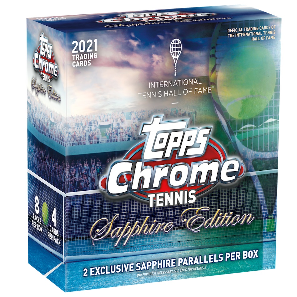 2021 Topps Chrome Tennis Sapphire Checklist Info, Boxes, Odds
