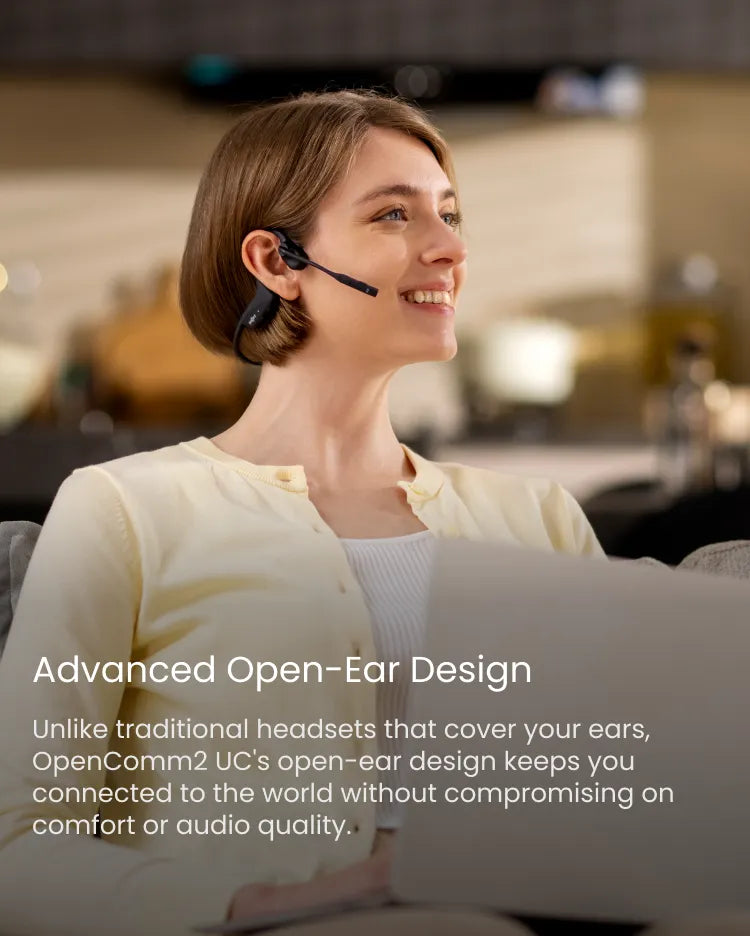 OpenComm UC Bone Conduction Headset - Best for Work | Shokz Official