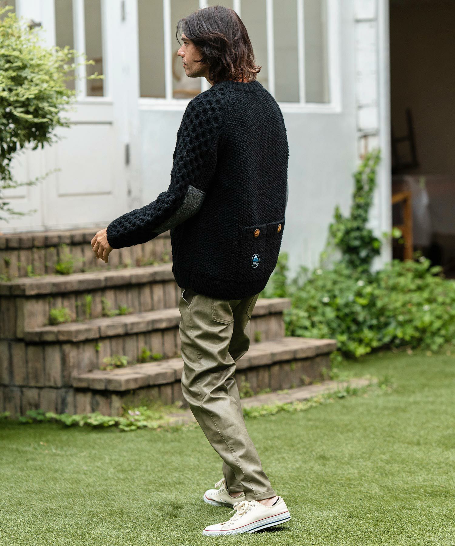 30%OFF【CAMBIO(カンビオ)】Vintage Like Synthetic Leather Side Zip