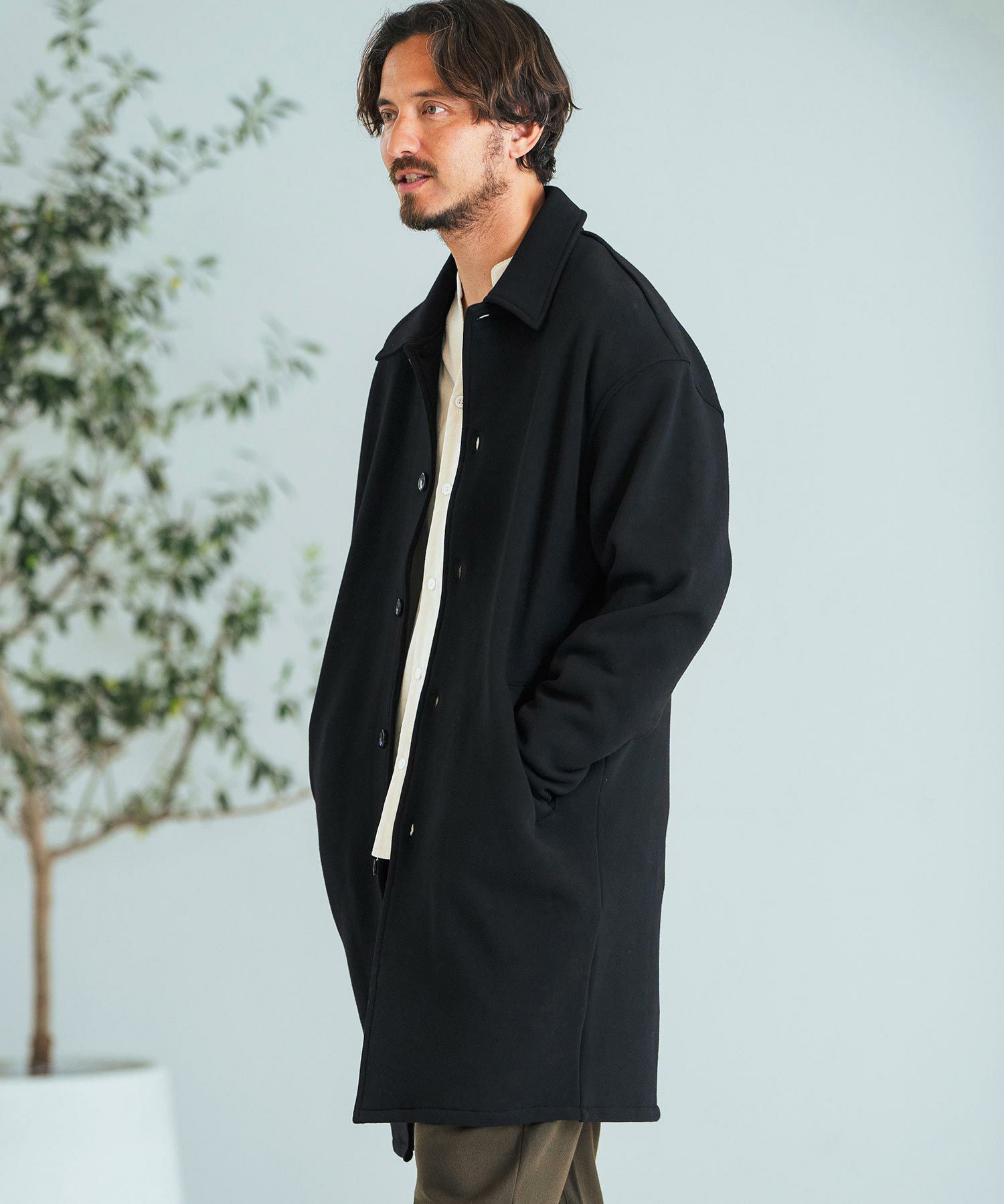 30%OFF【Magine(マージン)】Back Brushed Sweat Single Coat シングル