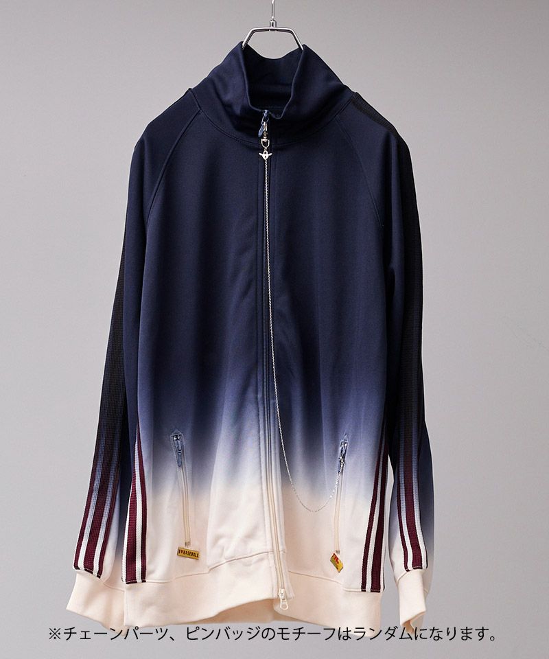 50%OFF【BODYSONG.(ボディソング)】GRADIENT DYED TRACK JACKET 03