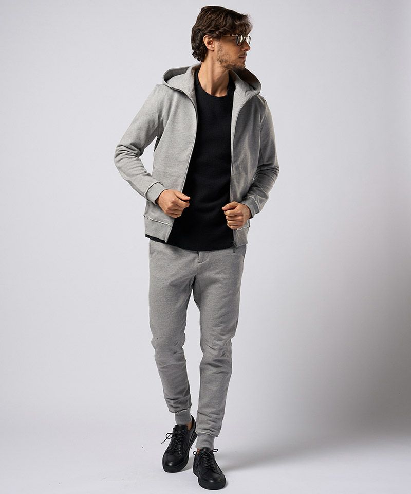 wjk】basic zip-up parka ジップアップパーカー(2060 cj61g) | CAMBIO