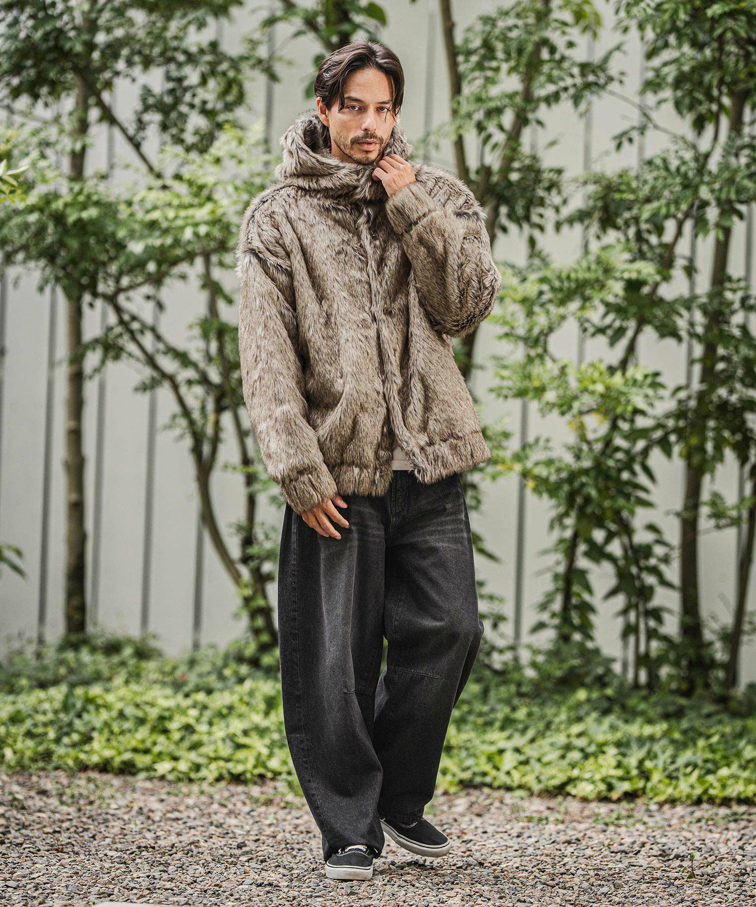 CAMBIO(カンビオ)】Oversized Fur Jacket ファージャケット(CAM25AW