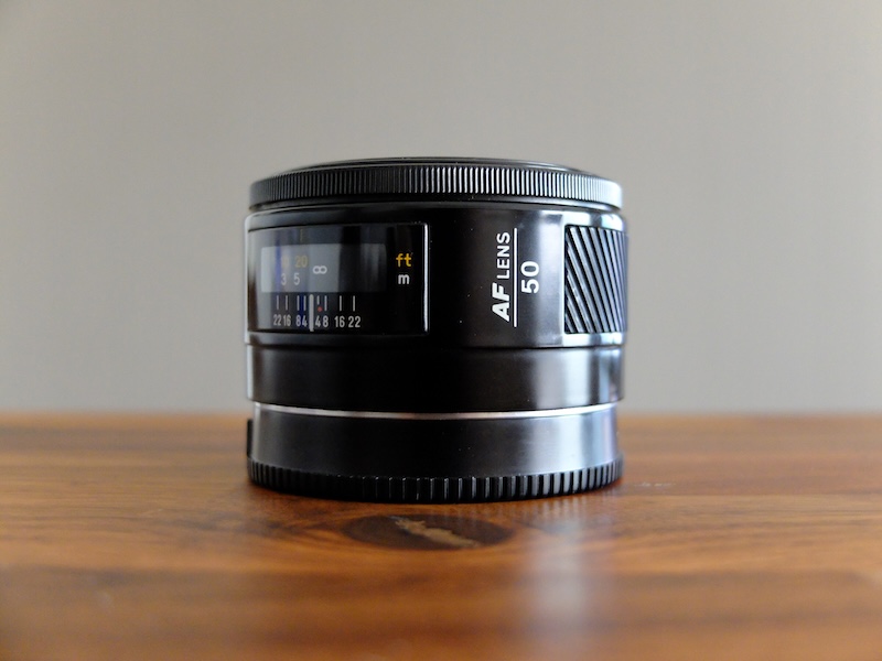 Aマウントの標準単焦点レンズ ミノルタ「AF 50mm F1.4(22)」 – カメトリ