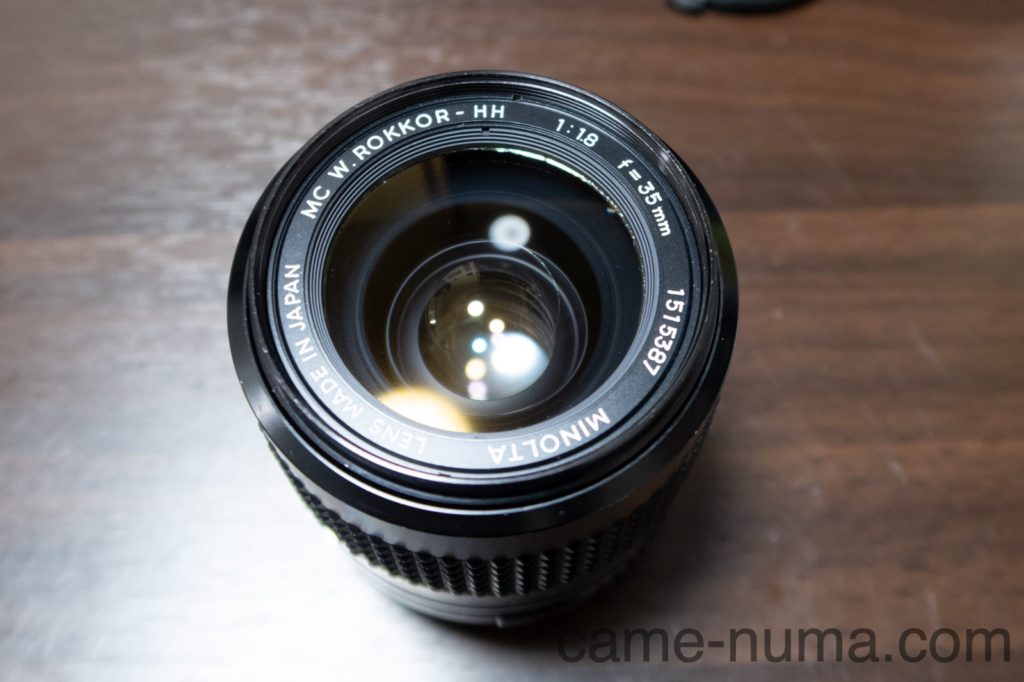 ミノルタの大口径広角レンズMC W.ROKKOR-HH 35mm F1.8 | カメヌマ